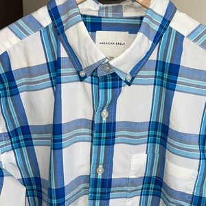American Eagle 🦅 Button Down,💯 %Cotton, Size L